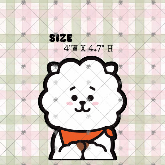 Boba Craftea | BT21 BTS Army Character Decals