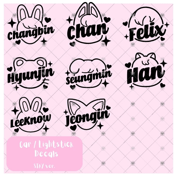 Light Stick & Car Decal ♡ STAY Version