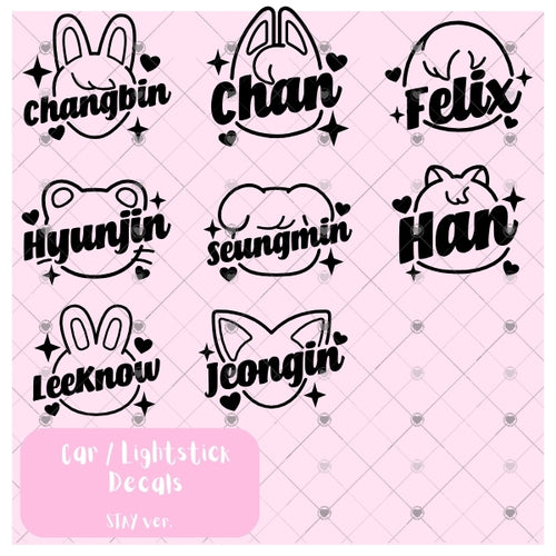 Light Stick & Car Decal ♡ STAY Version