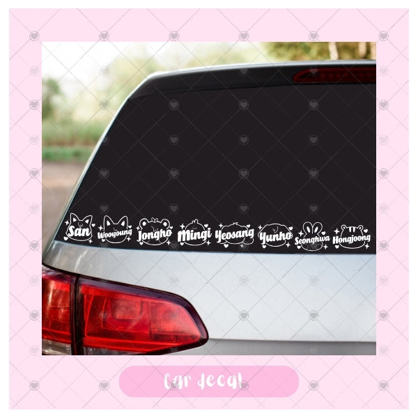 Light Stick & Car Decal ♡ ATINY Version