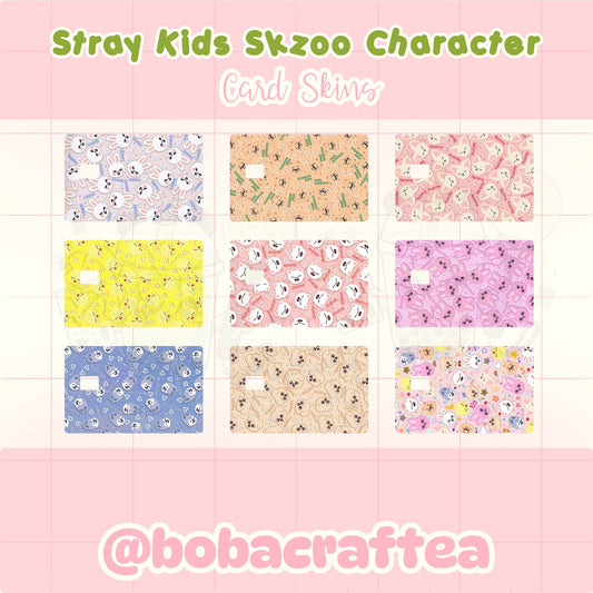 Boba Craftea |STRAY KIDS Skzoo Character Card Skins