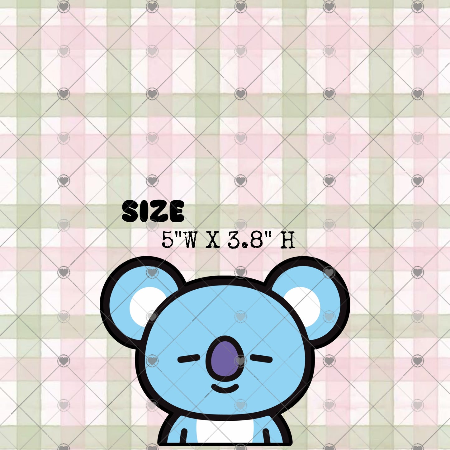 Boba Craftea | BT21 BTS Army Character Decals